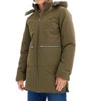 Veste matelassée femme durable : Veste matelassée volumineuse à capuche amovible 936961 Vert olive Veste matelassée femme durable : Veste matelassée volumineuse à capuche amovible 936961 Vert olive