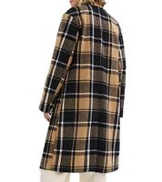 Manteau blazer durable pour femme, redingote aspect laine à carreaux 932220 Noir/Marron Manteau blazer durable pour femme, redingote aspect laine à carreaux 932220 Noir/Marron