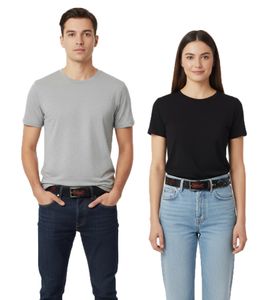 Cintura Slipknot in metallo per donna o uomo, taglia unica, 95 cm, cintura casual regolabile, BT111166LSP3, nera