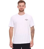 2-Pack U.S. SPORT AMERICA Men's Basic Cotton T-Shirt, Crew Neck, Short Sleeve, Blue/White