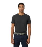 Cintura con cinturino in metallo Lamb of God per uomo o donna, taglia unica, cintura casual regolabile 95 cm, BT106477LOG3 Grigio/Nero