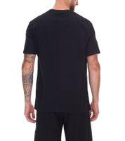 2-Pack U.S. SPORT AMERICA Men's Basic Cotton T-Shirt, Crew Neck, Short Sleeve, Blue/Black