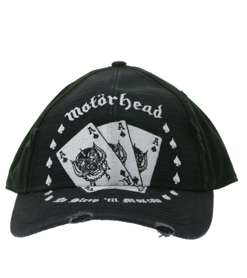 Motorhead Trucker Cap, Stylish Baseball Cap, Cotton Cap, Fan Merchandise TC110387MTR, Black/White