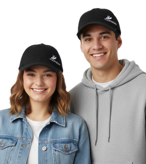 Thursday Unisex Post-Hardcore-Band Trucker-Cap Baseball-Cap mit Logo-Stickerei Fan-Mütze TC108495THU Schwarz