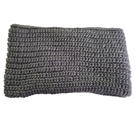 Loop Scarf, Wide Round Scarf for Women and Men, Simple Knit Scarf SF158164PLB Gray
