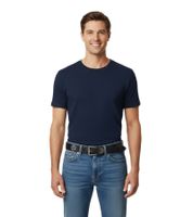 HIM Rockband Belt Unisex One Size 100cm Genuine Leather Belt with Double-Sided Pattern BT110925HIM3 White/Pink