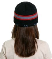 Berretto unisex in cotone con fascia metallica THROWDOWN, vestibilità classica KC122367TDW Nero/Rosso/Grigio