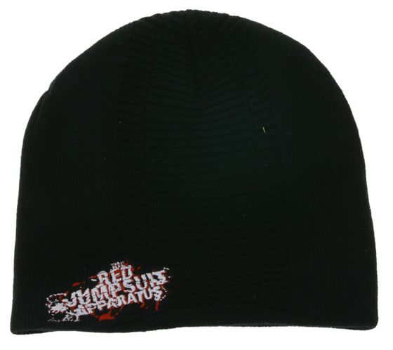 RED JUMPSUIS APPARATUS Unisex Beanie Cotton Hat in a Classic Cut KC110824RJA Black/Red/White