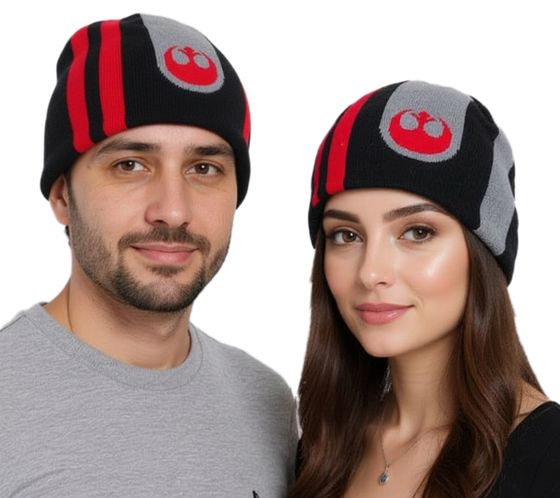 Bonnet Star Wars Le Réveil de la Force Poe Dameron KC505009STW Noir/Gris/Rouge