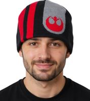 Berretto in maglia Star Wars Il Risveglio della Forza Poe Dameron KC505009STW Nero/Grigio/Rosso