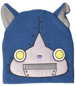 Yo-kai Watch Robonyan Beanie Knitted Hat for Children with Ears KC302488YKW Blue