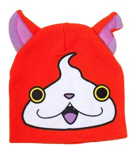 Yo-kai Watch Jibanyan Beanie Children's Knitted Hat with Ears KC472464YKW Orange/Pink