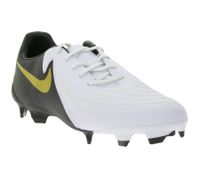 NIKE Phantom GX II 2 FG Academy FG/MG Fußball-Schuhe mit gedämpfter Innensohle Nocken-Schuhe FD6723 100 Weiß/Schwarz