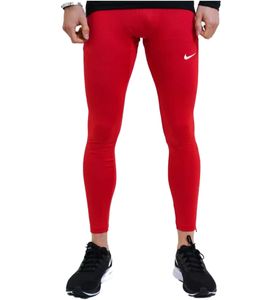 NIKE Men's Sport Tights with DRI-FIT Technology, Lightweight Sports Pants, Breathable Soccer Pants, Slim Fit, NT0313-657 Red