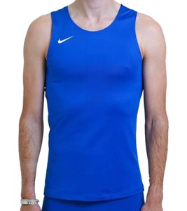 NIKE Herren Sport-Shirt Muskel-Shirt mit Dri-FIT-Technologie Fitness-Shirt Tank- Top NT0306-463 Blau NIKE Herren Sport-Shirt Muskel-Shirt mit Dri-FIT-Technologie Fitness-Shirt Tank- Top NT0306-463 Blau