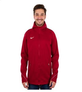 NIKE Woven Men's Training Jacket with DRY-FIT Technology, Sports Jacket, Fitness Jacket, NT0319-657 Red