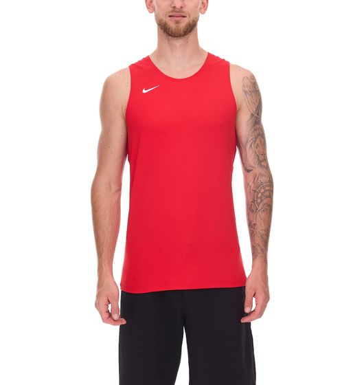 NIKE Dry Herren Sport-Shirt Fitness-Shirt mit Dri-FIT-Technologie Tank- Top NT0306-657 Rot