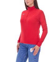 NIKE Dry Element Women's Long-Sleeve Training Top with Half-Zip Sweatshirt with Dry Fit NT0316-657 Red