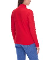 NIKE Dry Element Women's Long-Sleeve Training Top with Half-Zip Sweatshirt with Dry Fit NT0316-657 Red