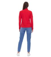 NIKE Dry Element Women's Long-Sleeve Training Top with Half-Zip Sweatshirt with Dry Fit NT0316-657 Red