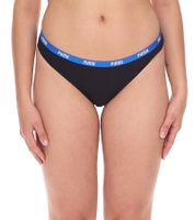 3-pack PUMA women's thong briefs, underwear set, cotton briefs, 701224757 001 Black