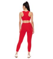 NIKE Sporttight Damen Trainings-Hose mit DRI-FIT-Technologie leichte Sport-Hose atmungsaktive Fußball-Hose Slim-Fit NT0314-657 Rot