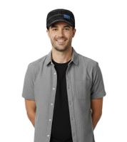 Cappellino in cotone con taglio militare e visiera leggermente curva dei TAKING BACK SUNDAY, stile Emo Band FC107910TBS, nero