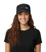 Cappellino in cotone con taglio militare e visiera leggermente curva dei TAKING BACK SUNDAY, stile Emo Band FC107910TBS, nero