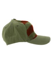 Elm Street Unisex Trucker Cap, Baseball Cap with a Destroyed Look, Cotton Cap, Fan Hat TC105444NOE, Olive Green/Red Elm Street Unisex Trucker Cap, Baseball Cap with a Destroyed Look, Cotton Cap, Fan Hat TC105444NOE, Olive Green/Red