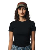 Elm Street Unisex Trucker Cap, Baseball Cap with a Destroyed Look, Cotton Cap, Fan Hat TC105444NOE, Olive Green/Red Elm Street Unisex Trucker Cap, Baseball Cap with a Destroyed Look, Cotton Cap, Fan Hat TC105444NOE, Olive Green/Red