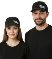 Cappellino unisex My Chemical Romance in cotone con visiera leggermente curva, berretto da baseball TC111925MCR, nero/bianco