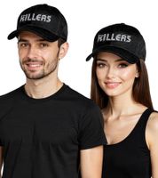 Casquette camionneur unisexe The Killers, groupe de rock avec logo brodé, casquette de baseball, casquette en coton, noir/blanc Casquette camionneur unisexe The Killers, groupe de rock avec logo brodé, casquette de baseball, casquette en coton, noir/blanc