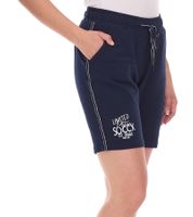 SOCCX Women's Casual Shorts, Short Cotton Pants, Summer Shorts, 364388_2007 Blue
