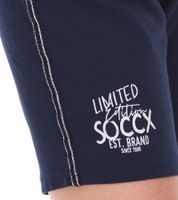 SOCCX Women's Casual Shorts, Short Cotton Pants, Summer Shorts, 364388_2007 Blue