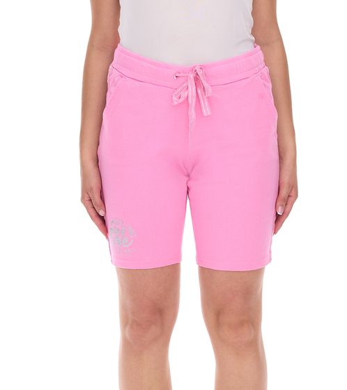 SOCCX Women's Casual Shorts, Short Cotton Pants, Summer Shorts 364388_2007 Pink