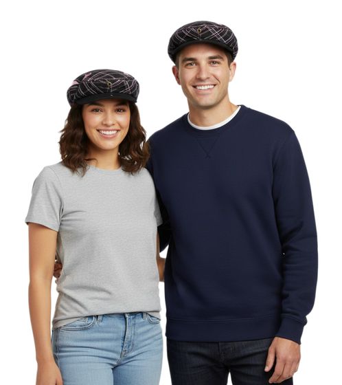 Misfits Unisex Punkband Schiebermütze aus Baumwolle Alltags-Mütze Fan-Artikel 8421MIS Schwarz/Rosa
