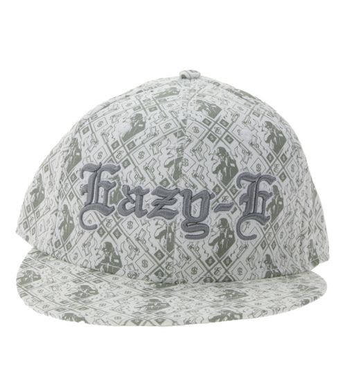 Eazy-E Unisex Flat Brim Cap US Rapper Fan Wear with Flat Brim TC110973ESE4 White/Gray