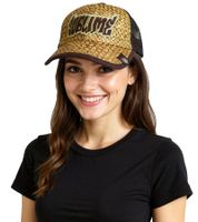 Sublime casquette unisexe style chapeau de paille avec logo brodé, casquette de baseball élégante, article de supporter 8324SUB beige/marron Sublime casquette unisexe style chapeau de paille avec logo brodé, casquette de baseball élégante, article de supporter 8324SUB beige/marron