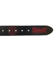 Cinturón Slipknot de la banda de heavy metal para mujer y hombre, talla única, cinturón casual ajustable de 100 cm, BT111166SLP4, negro