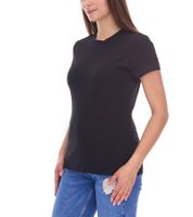 Camiseta PUMA Blank Base para mujer, algodón sostenible, deportiva y fitness 678258 02 negra