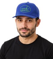Gorra de béisbol unisex "Green Island SYLT" ajustable con visera recta, azul