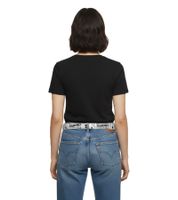 Cinturón RAMONES para mujer y hombre, 110 cm, Estampado de periódico, BT106126RAM4, Blanco