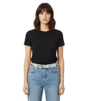 Cinturón RAMONES para mujer y hombre, 110 cm, Estampado de periódico, BT106126RAM4, Blanco