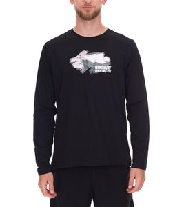 green SYLT "WINDSURF WORLD CUP SYLT " Baumwoll-Shirt Langarm für Herren mit Prints 0100-008 Schwarz