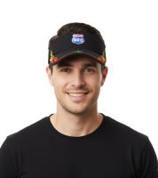 Casquette à visière unisexe HIGHWAY 430, élégante en coton avec visière, 7241GUY, noire Casquette à visière unisexe HIGHWAY 430, élégante en coton avec visière, 7241GUY, noire