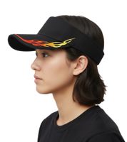 Casquette à visière unisexe HIGHWAY 430, élégante en coton avec visière, 7241GUY, noire Casquette à visière unisexe HIGHWAY 430, élégante en coton avec visière, 7241GUY, noire