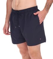 Tommy Hilfiger Medium Drawstring Herren Badehose nachhaltige Schwimm-Shorts mit Logo und Taschen UM0UM02793DW5 Dunkelblau Tommy Hilfiger Medium Drawstring Herren Badehose nachhaltige Schwimm-Shorts mit Logo und Taschen UM0UM02793DW5 Dunkelblau