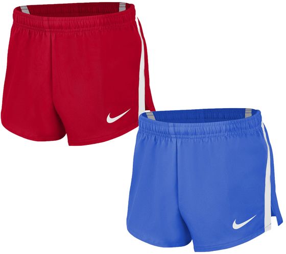 NIKE Stock Fast 2 Kids' Training Shorts with Dri-FIT Technology Soccer Shorts for Girls and Boys, Sports Shorts NT0305 Red or Blue
