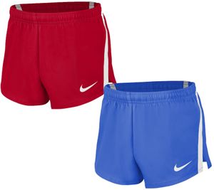 NIKE Stock Fast 2 Kids' Training Shorts with Dri-FIT Technology Soccer Shorts for Girls and Boys, Sports Shorts NT0305 Red or Blue