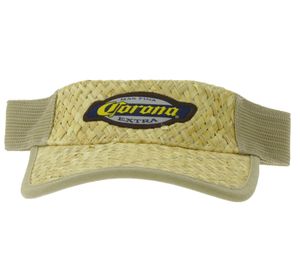 Corona Extra Unisex Visor Cap, Stylish Summer Cap with Straw Sun Visor, 5369COR Beige